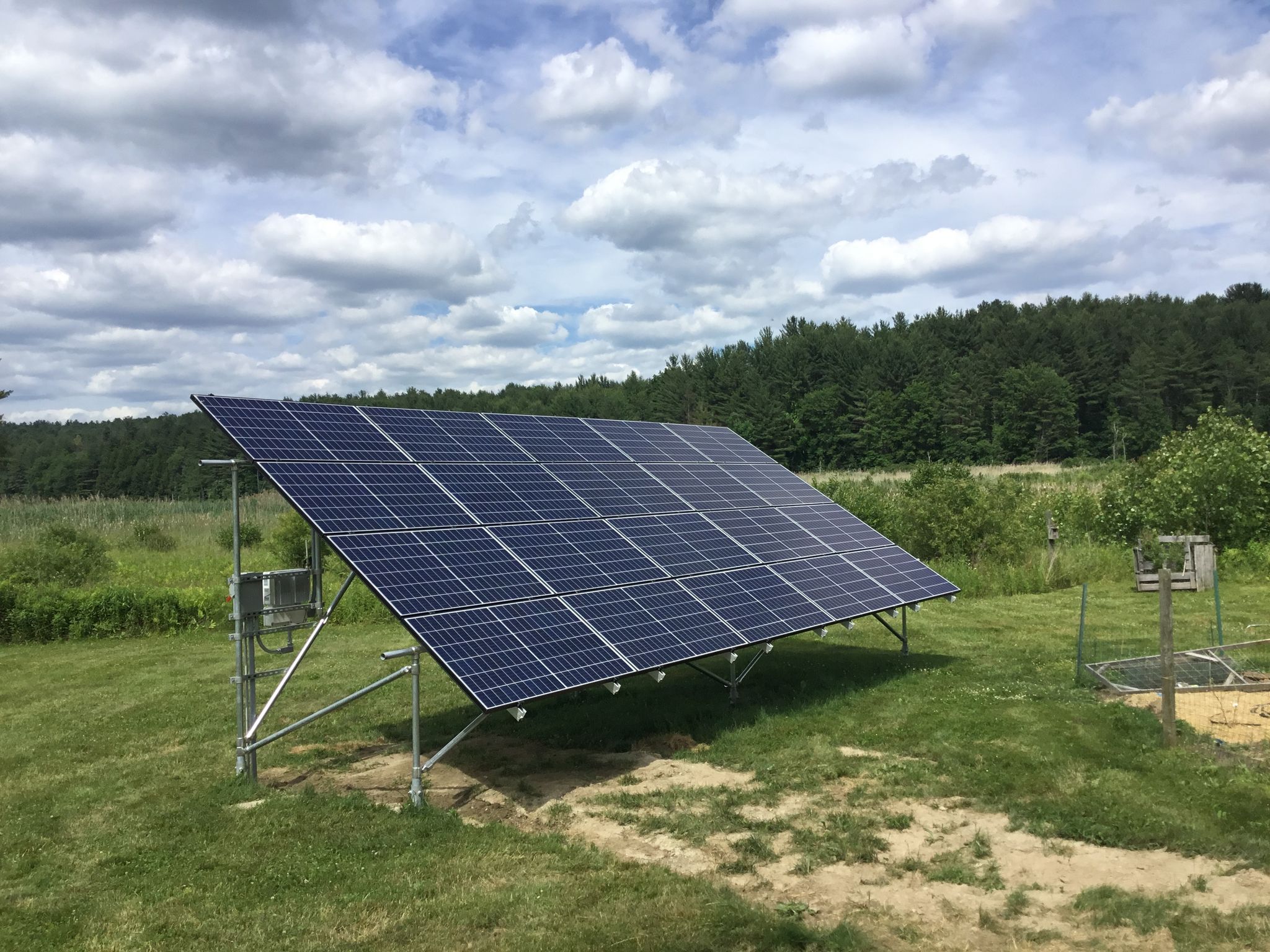 Hulett Hill Road Solar Installation Photo