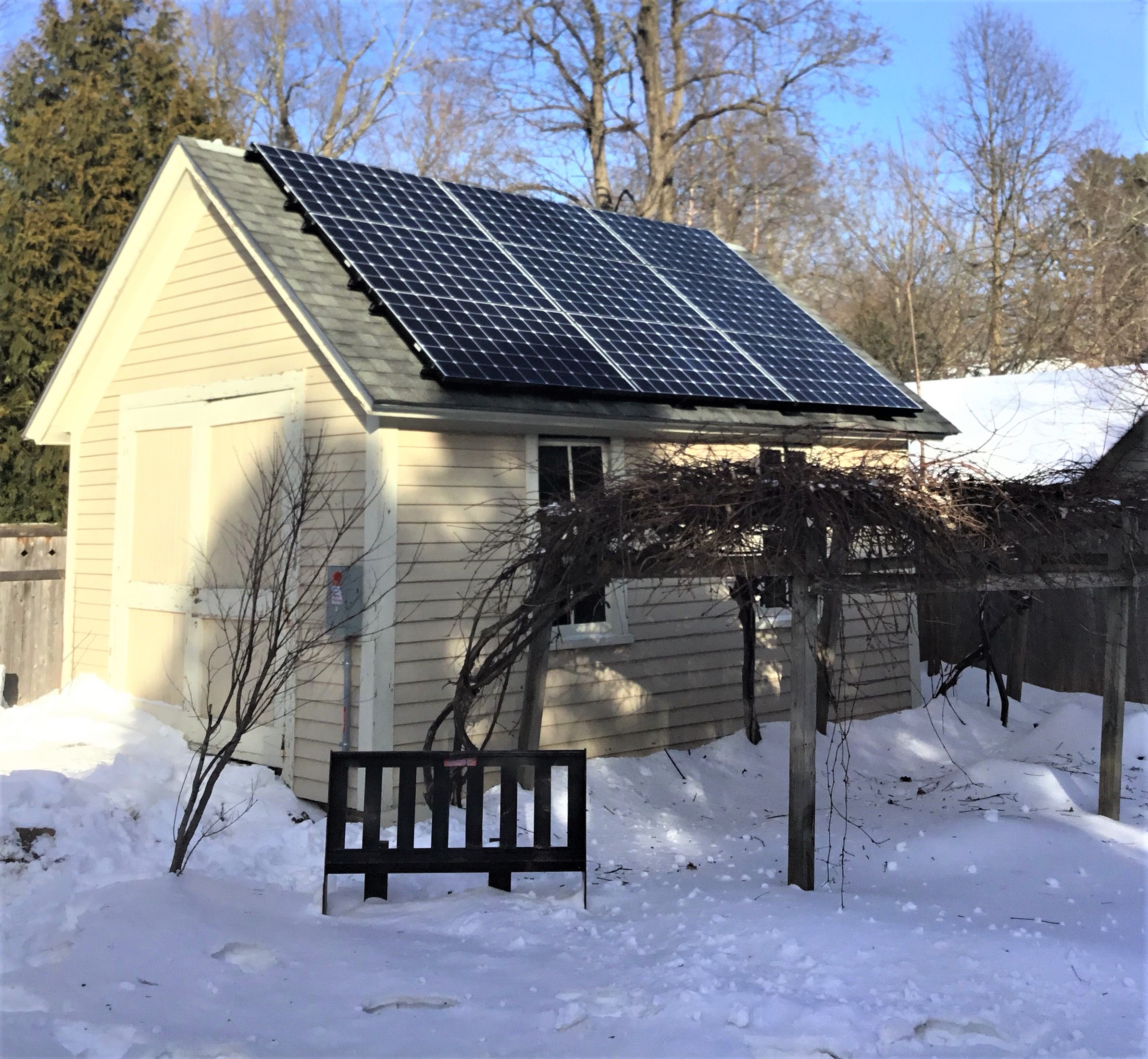 Franklin Street Solar Installation Photo